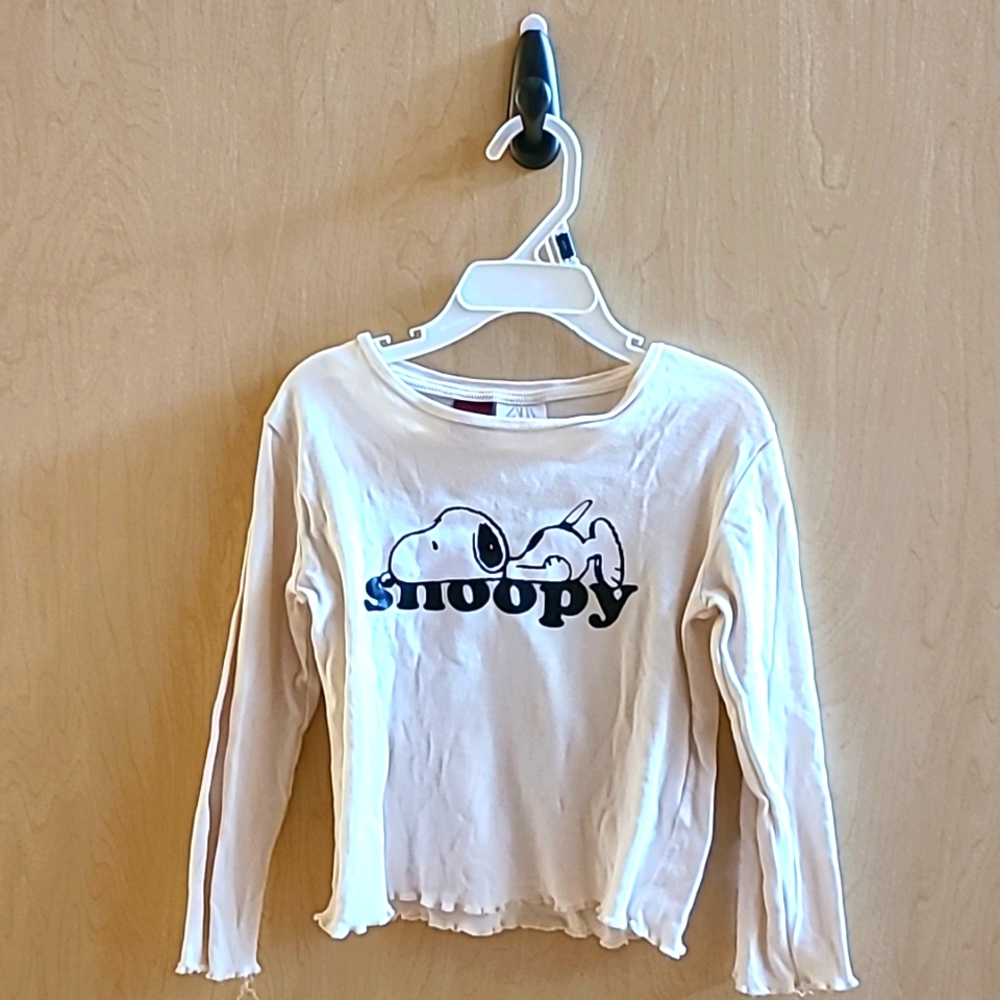 Girls Peanuts Top
